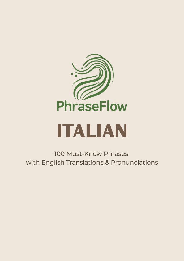 100 Must Know Italian Phrases