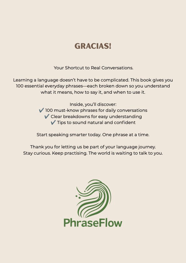 100 Must Know Spanish Phrases