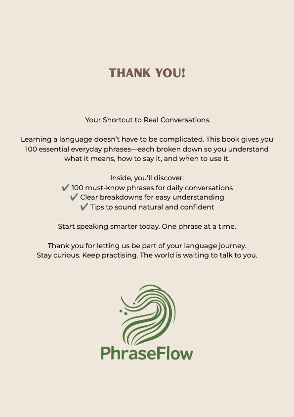 100 Must Know Vietnamese Phrases